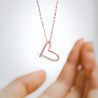 Dancing Heart | 14K Rose Gold Plated