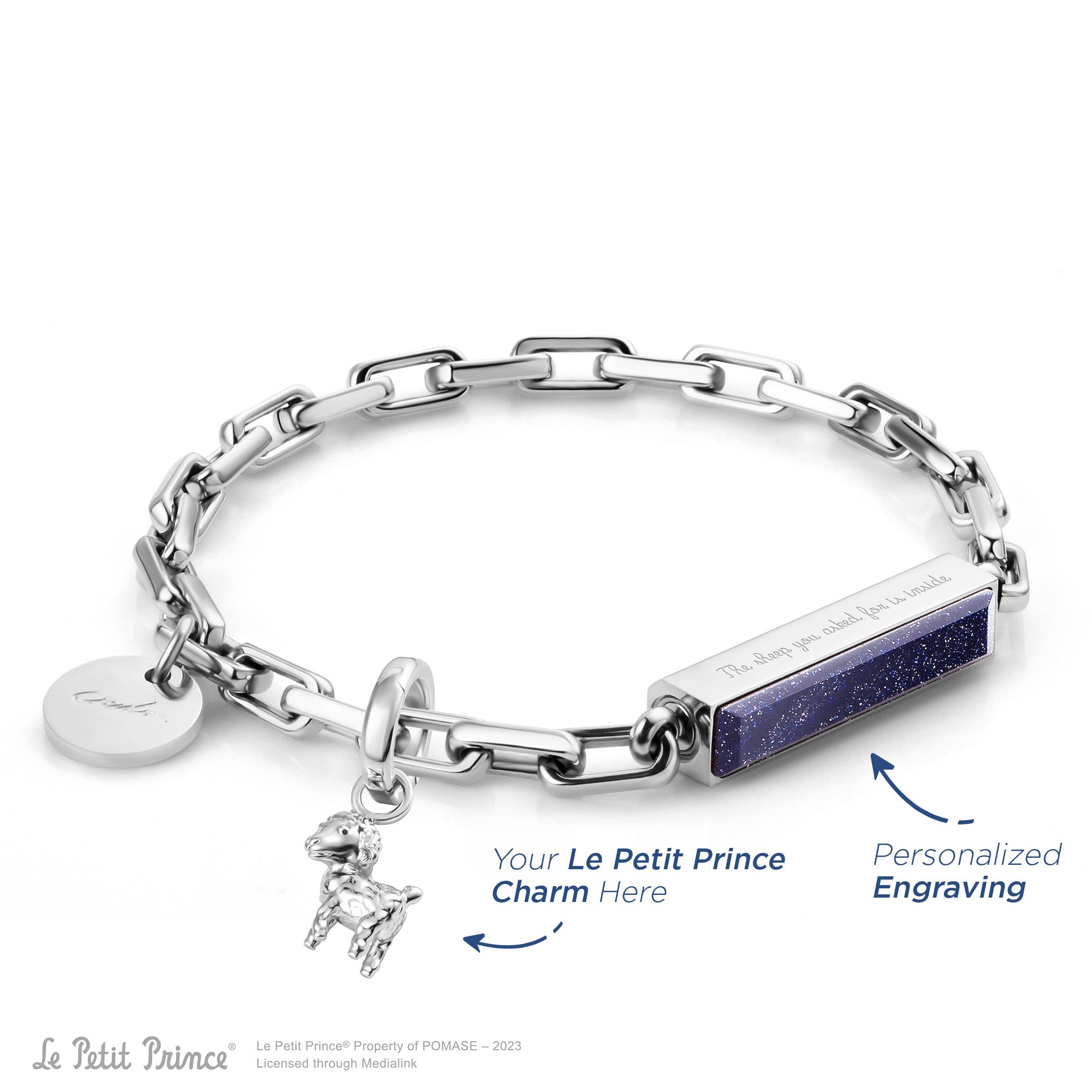Twilight Silver - Blue Goldstone