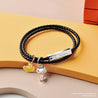 Jet Black - Blue Sapphire (White Gold Titanium)