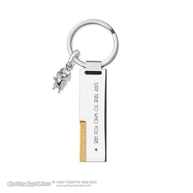 Crayon Shinchan Metal Tag Customized Keychain
