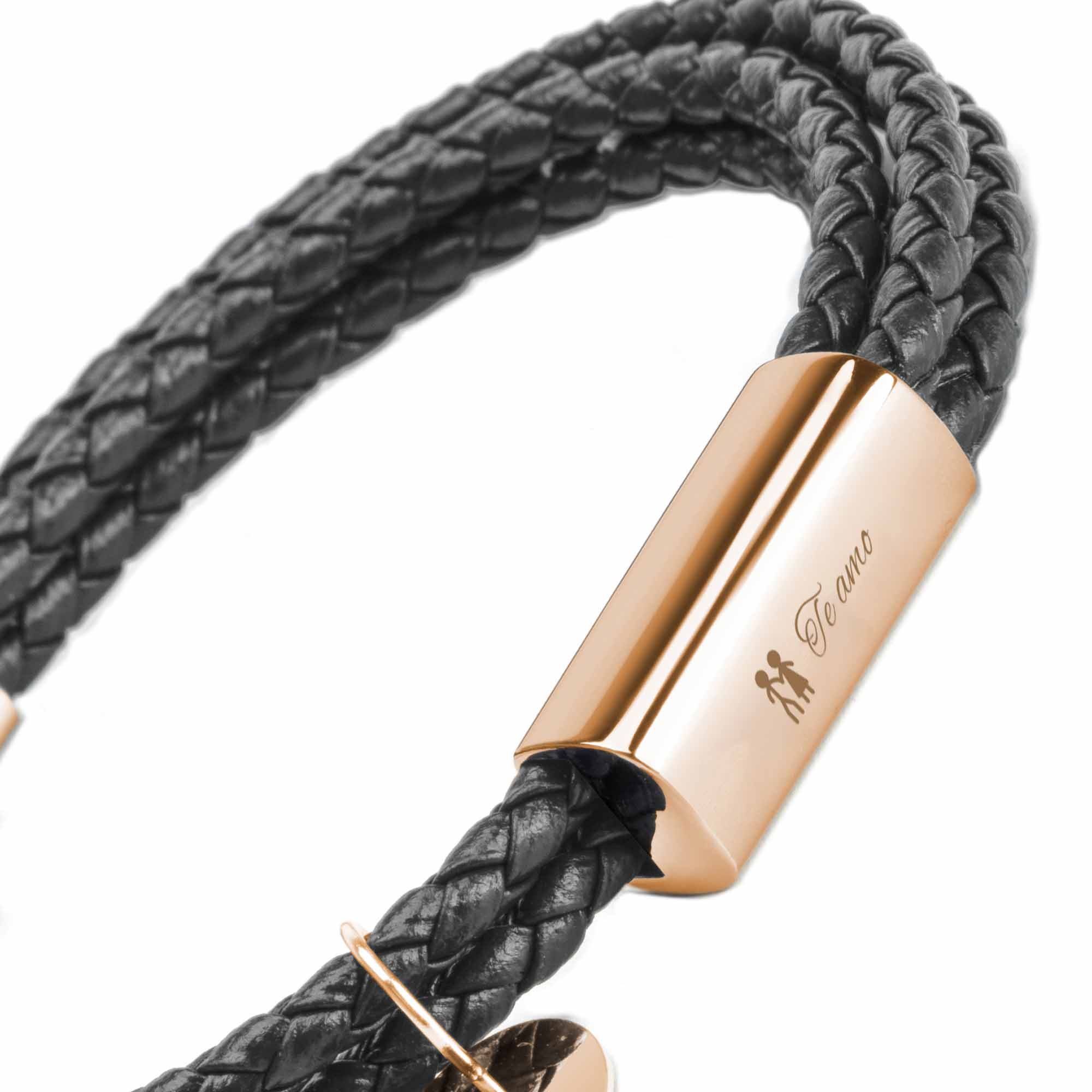 Jet Black - Rose Gold